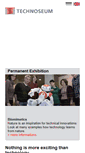 Mobile Screenshot of en.technoseum.de